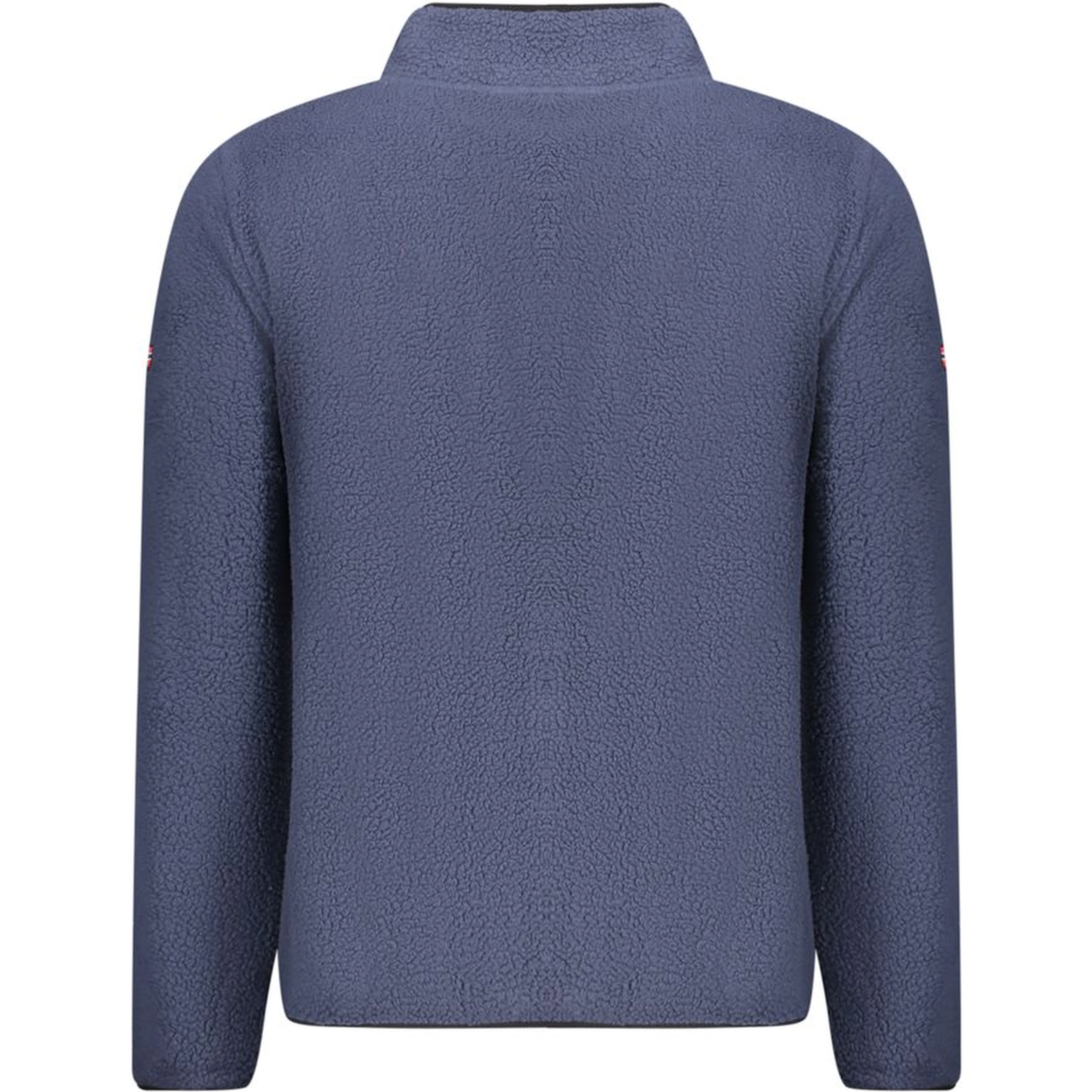 Blue Polyester Men's Sweatshirt