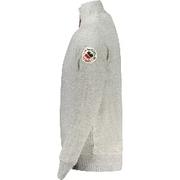 Grigio Cotton Men Sweatshirt