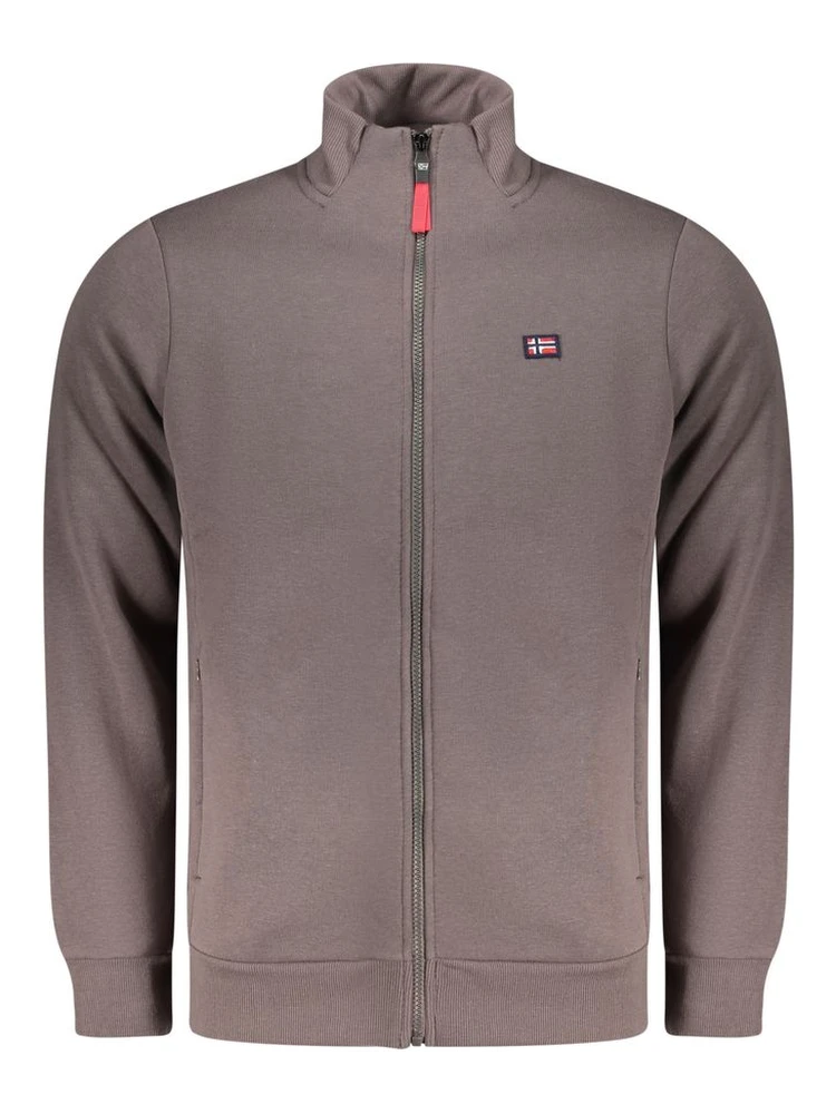 Marrone Cotton Men Sweatshirt