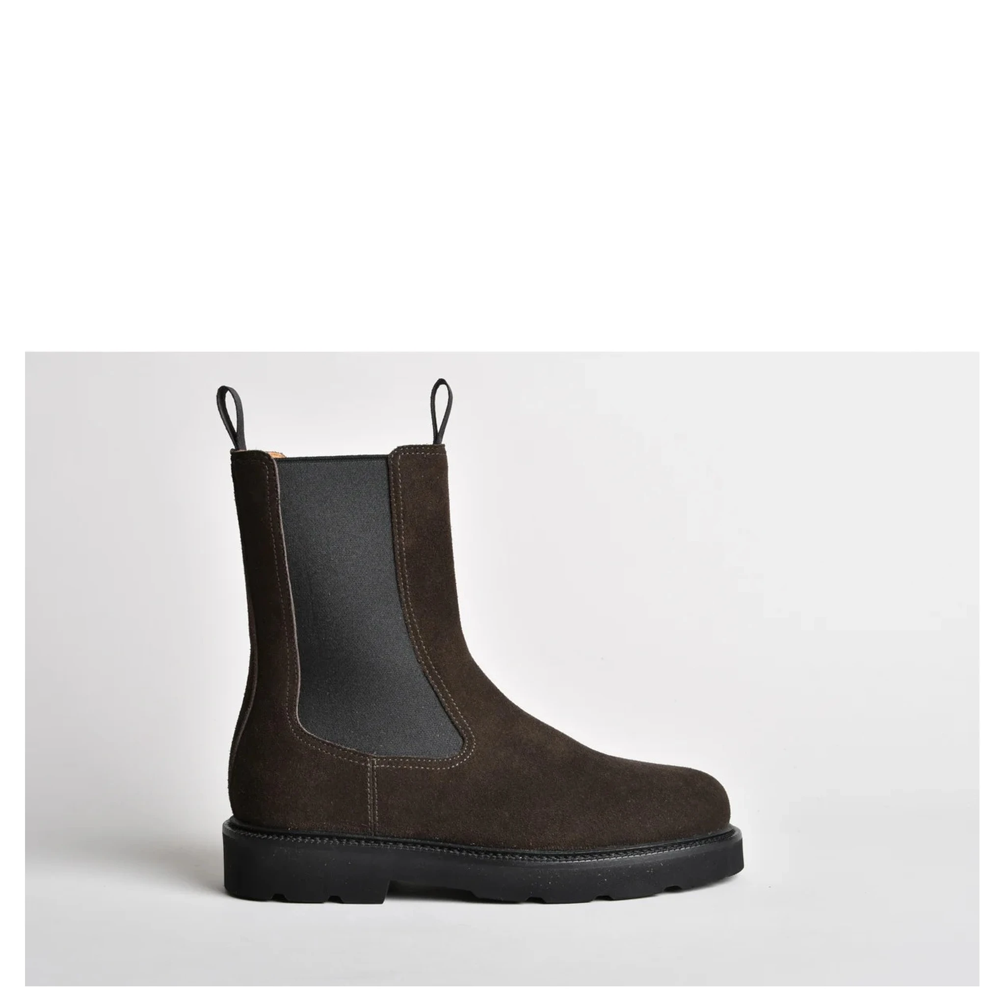 Suede leather ankle boots