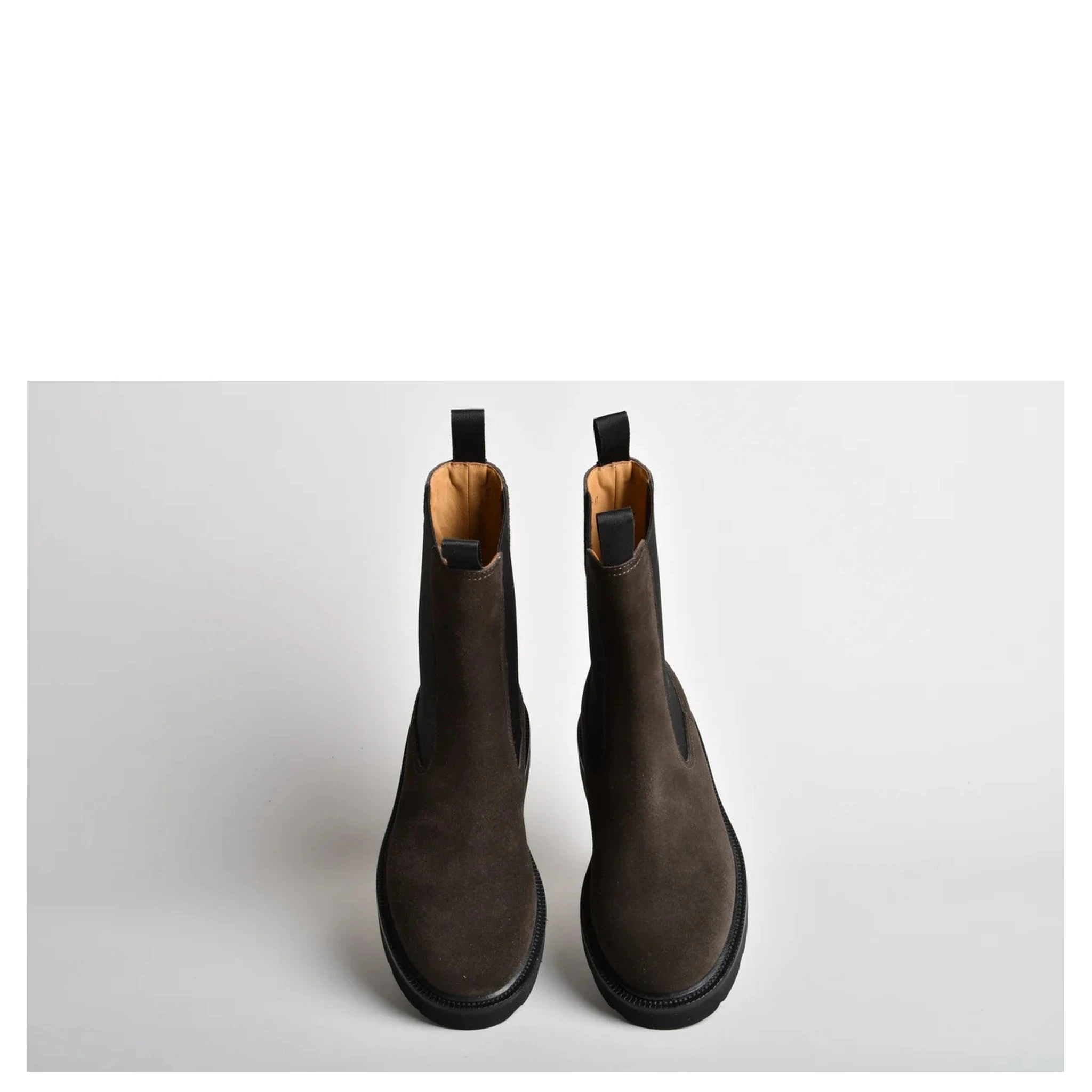 Suede leather ankle boots