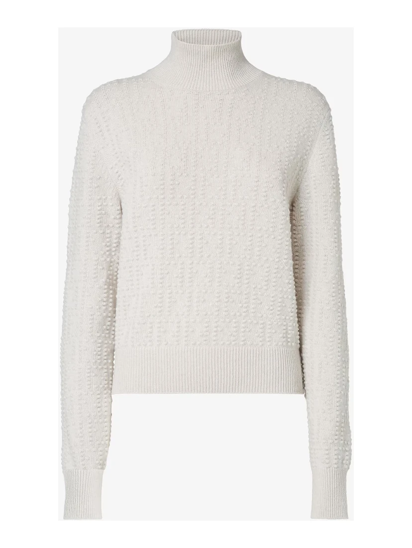 Wool and cashmere turtleneck knitwear