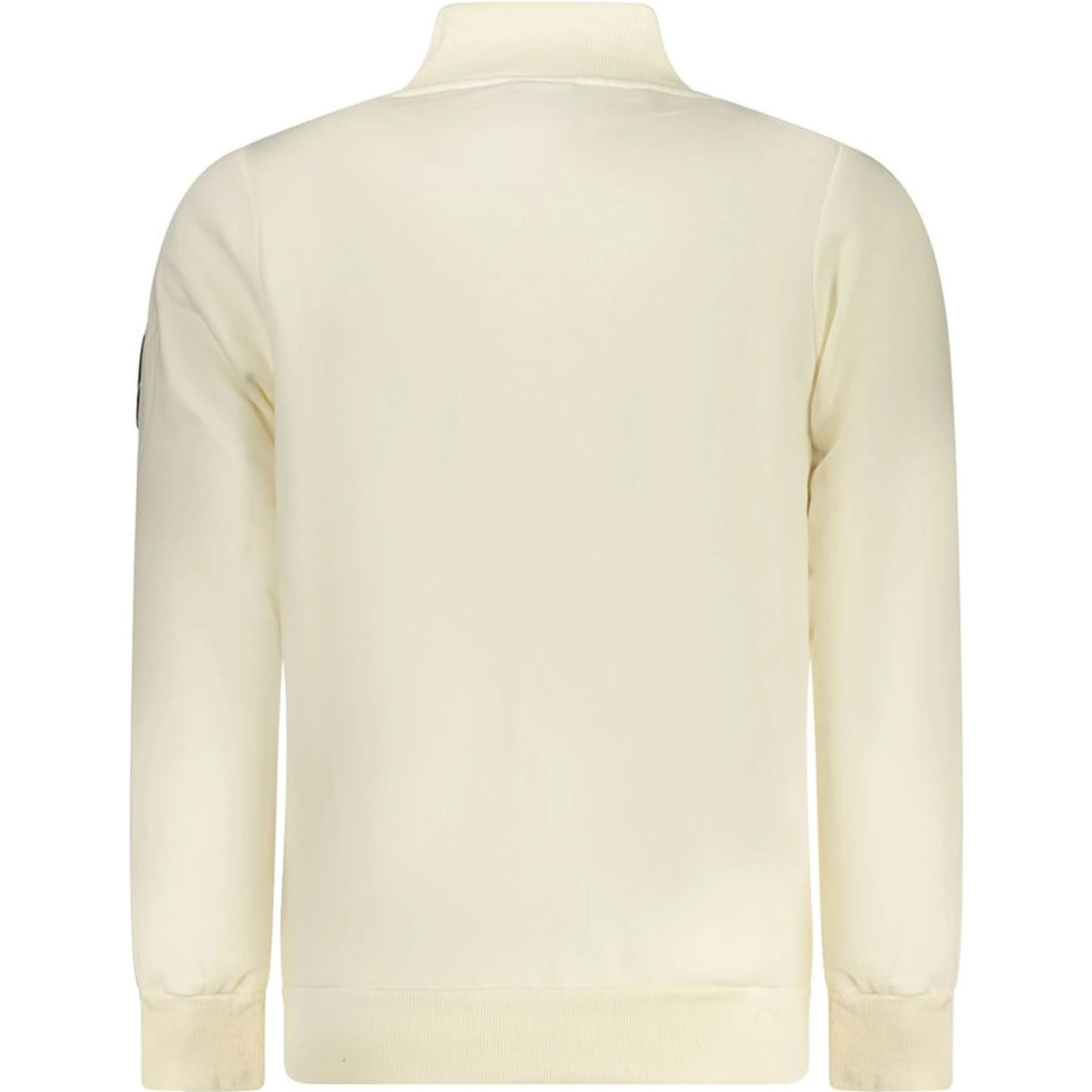 White Cotton Men Sweatshirt