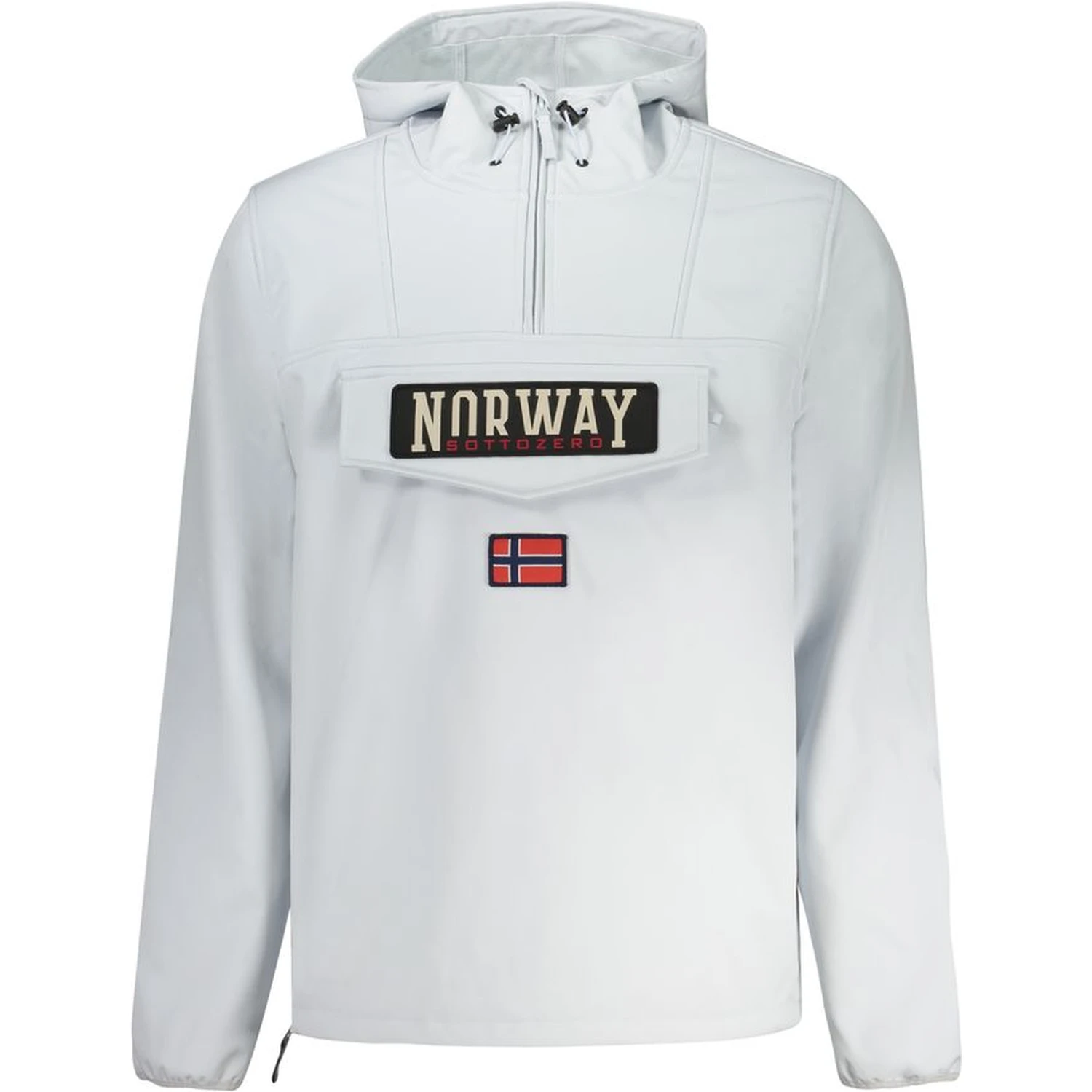 Grigio Polyester Men's Jacket