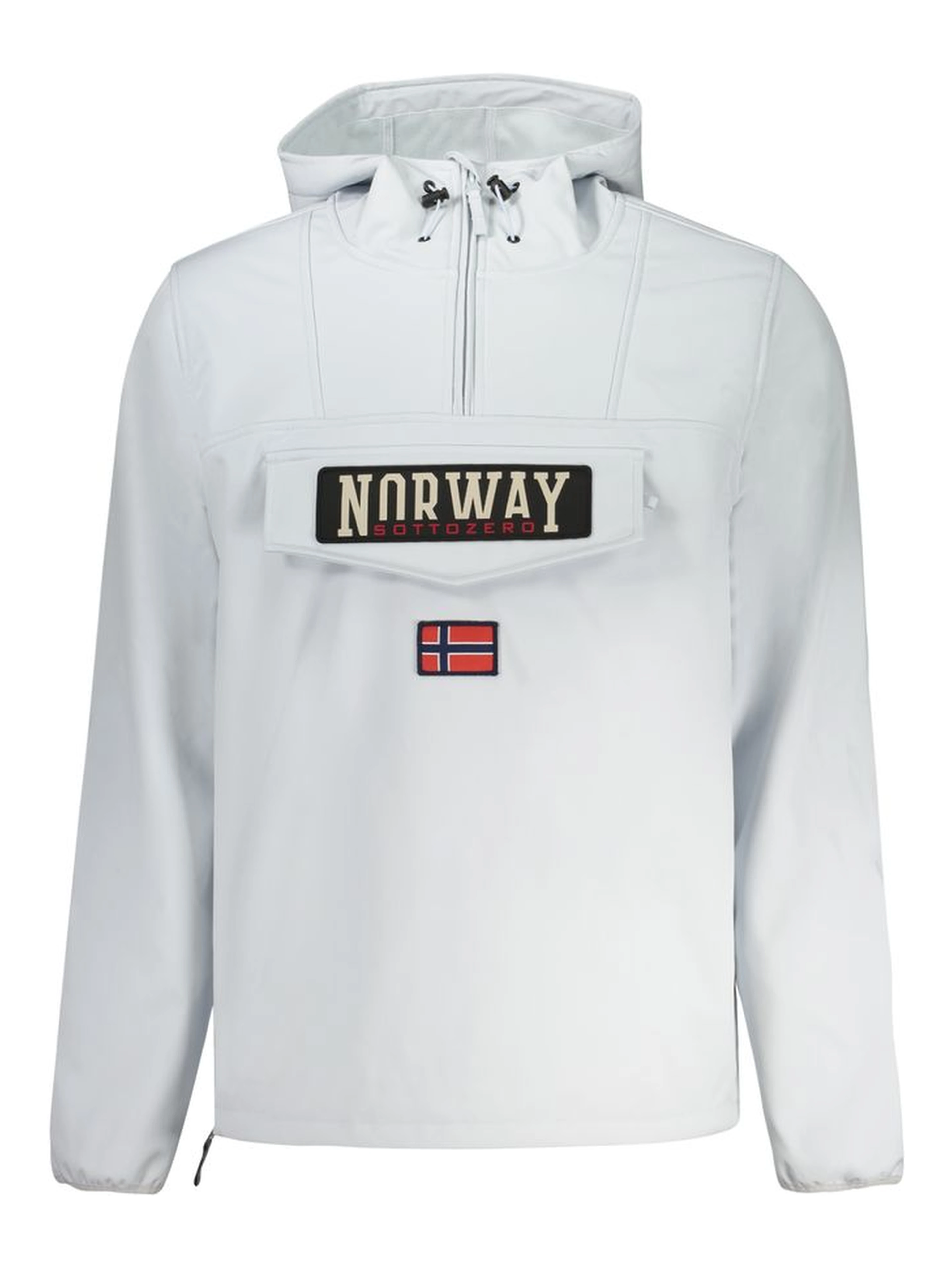 Grigio Polyester Men's Jacket
