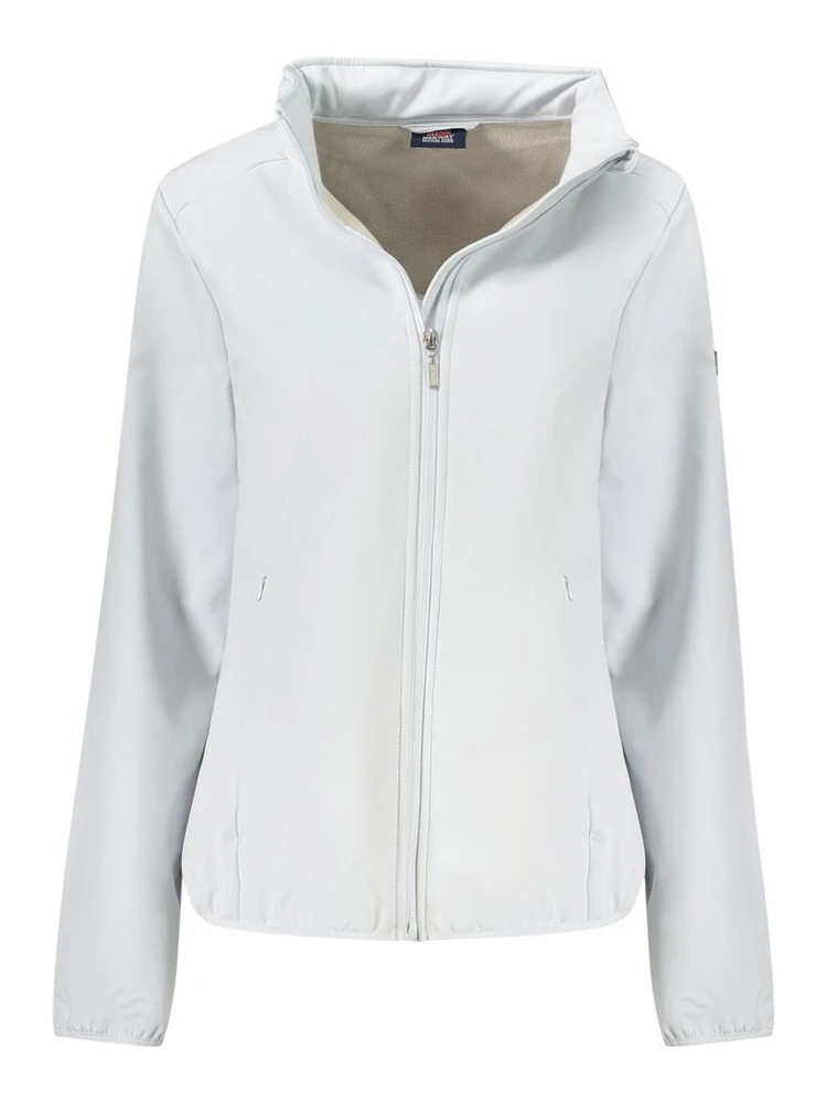 Grigio Polyester Women's Jacket