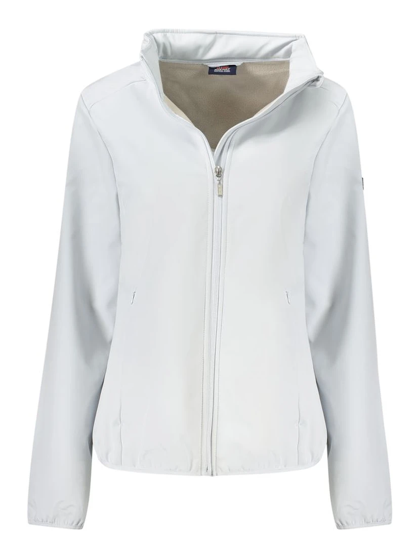 Grigio Polyester Women's Jacket