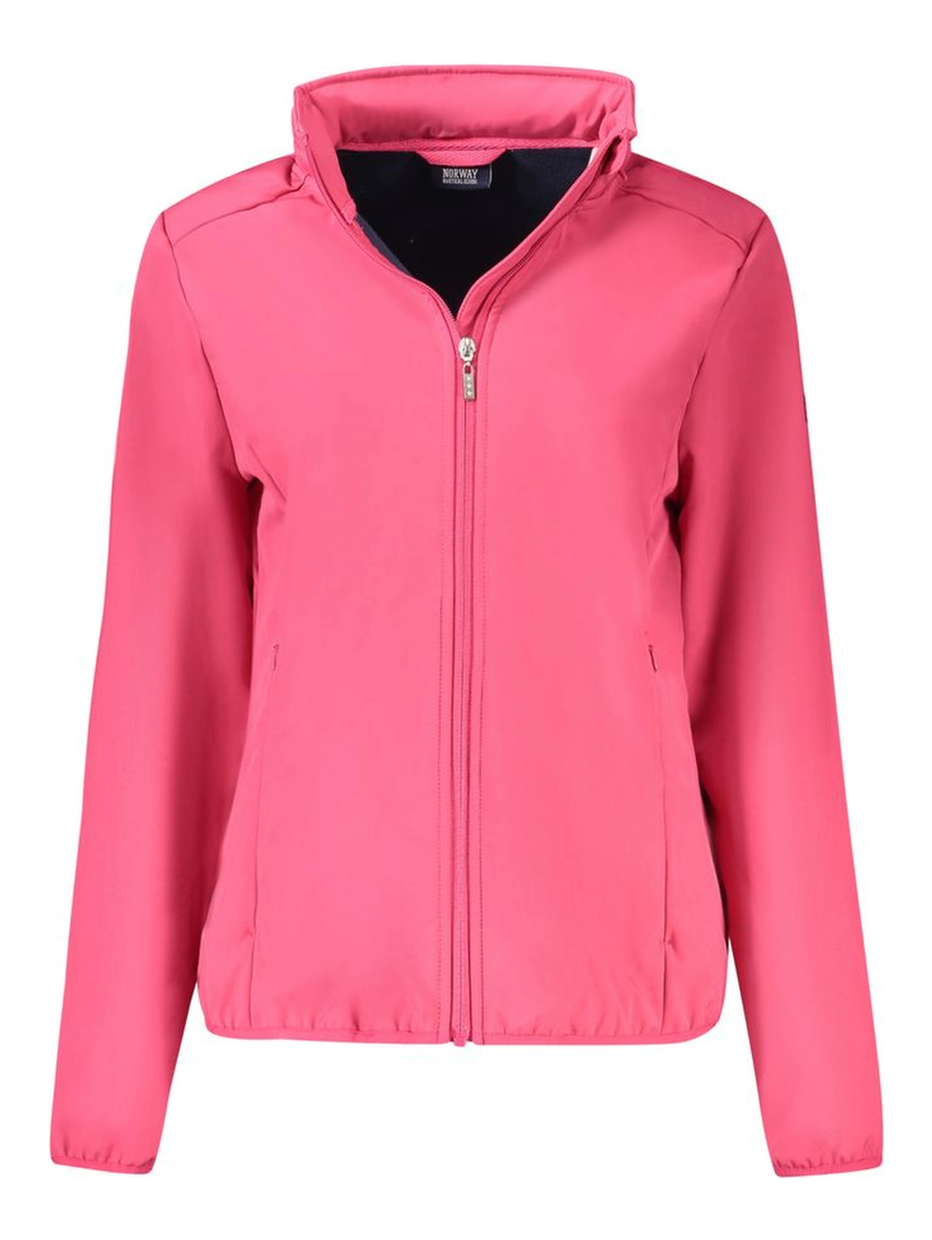 Pink Polyester Jackets & Coat