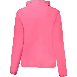 Pink Polyester Jackets & Coat