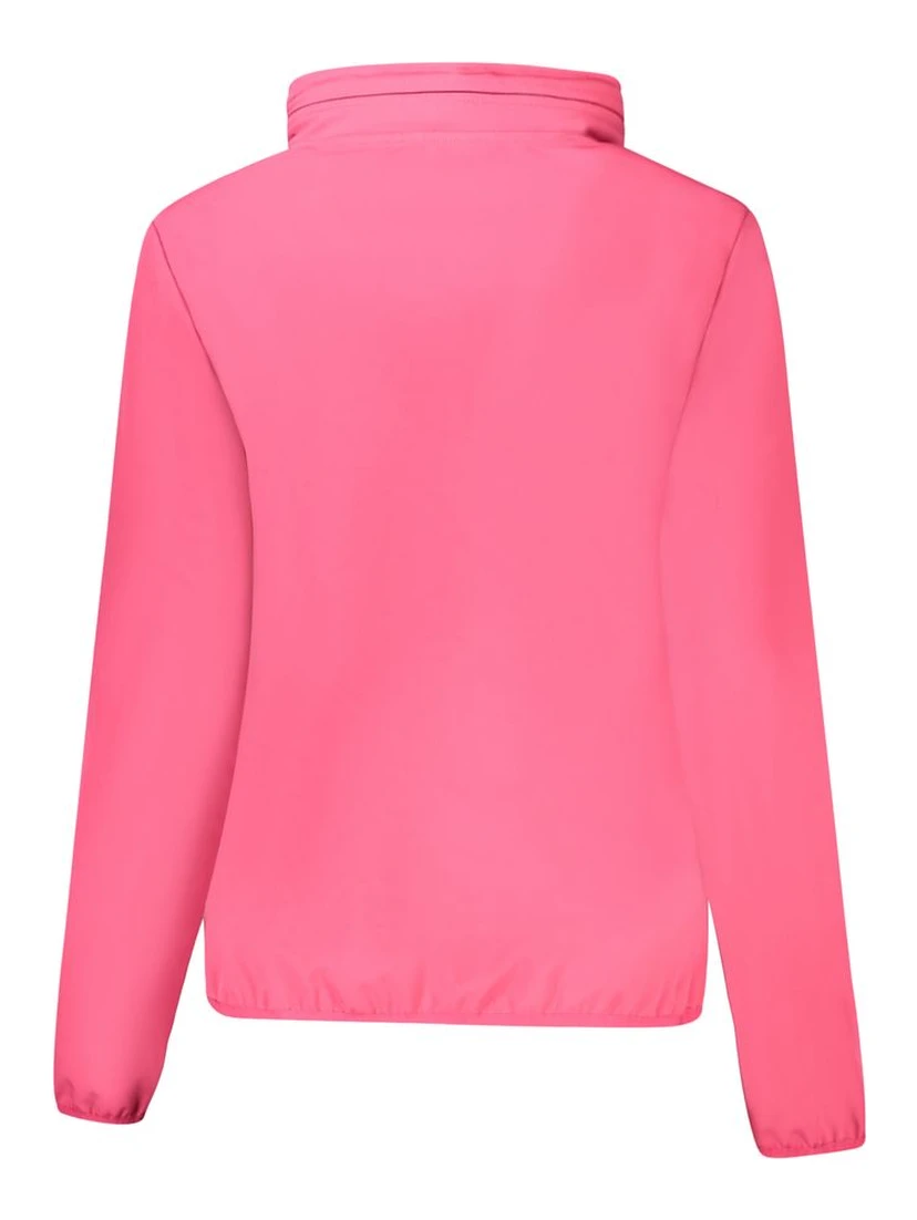 Pink Polyester Jackets & Coat