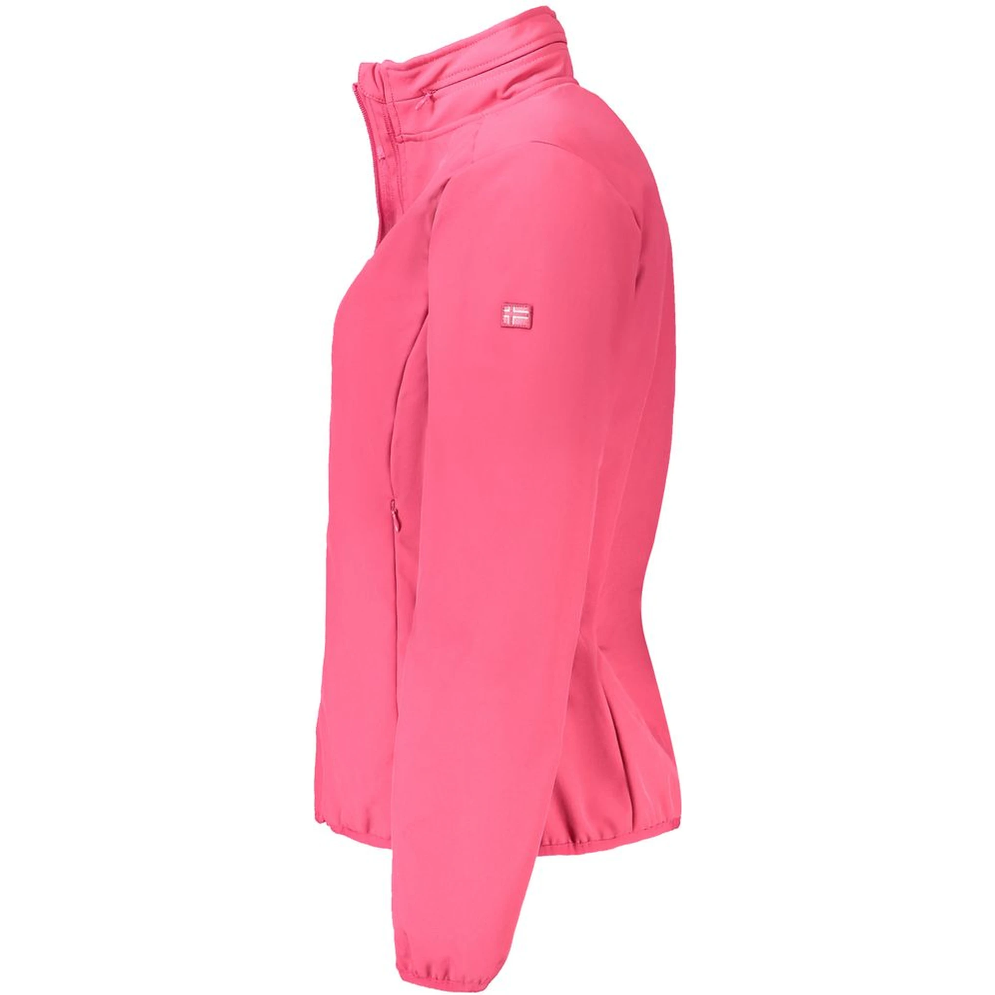 Pink Polyester Jackets & Coat