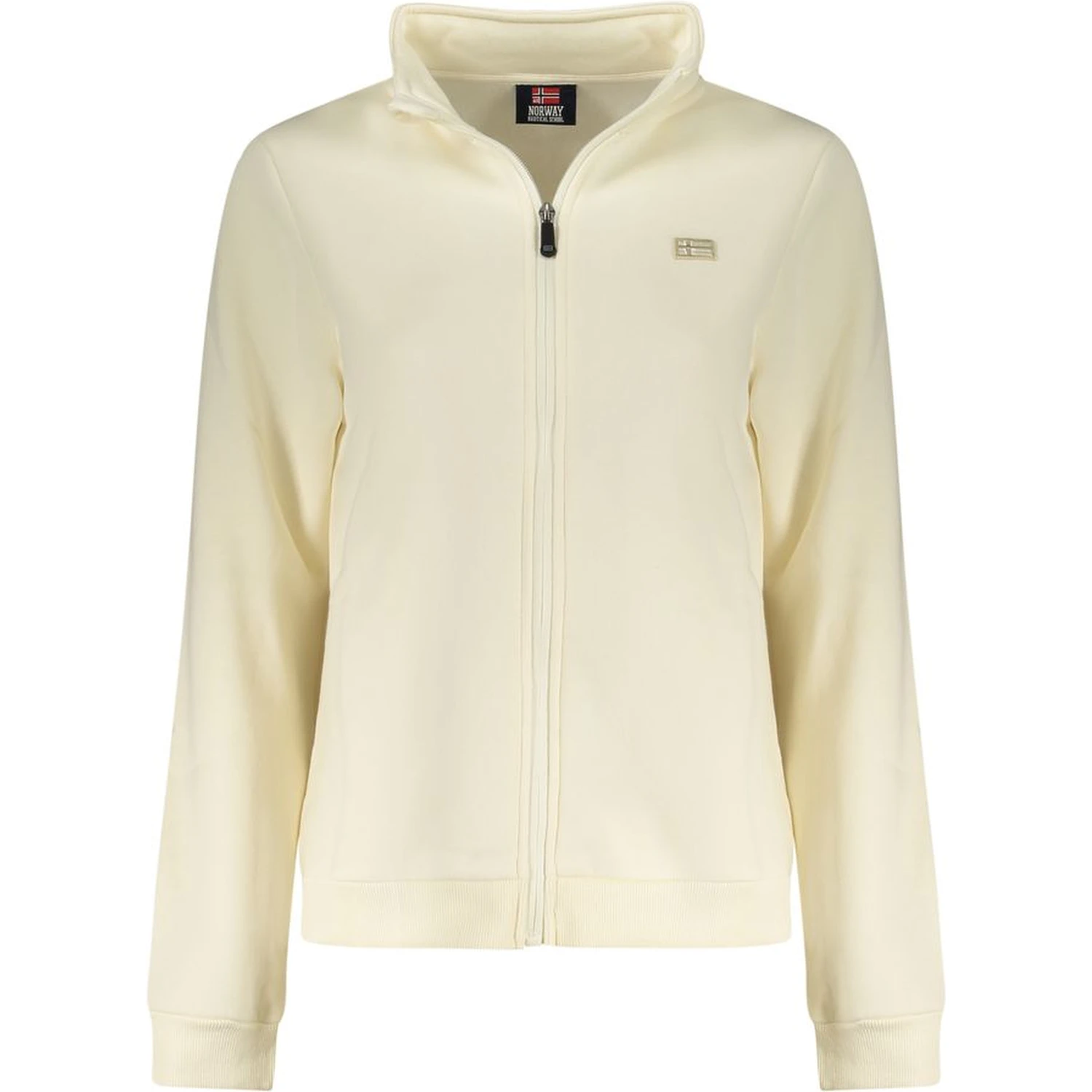 White Cotton Women Sweatshirt
