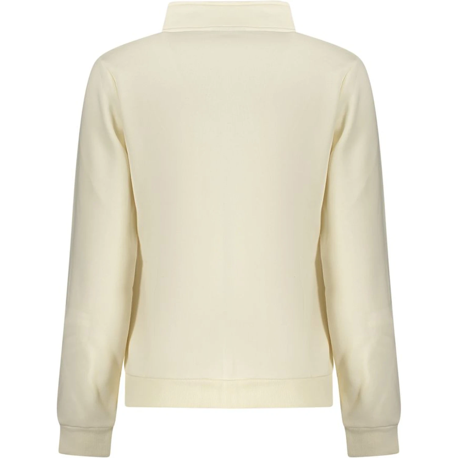 White Cotton Women Sweatshirt