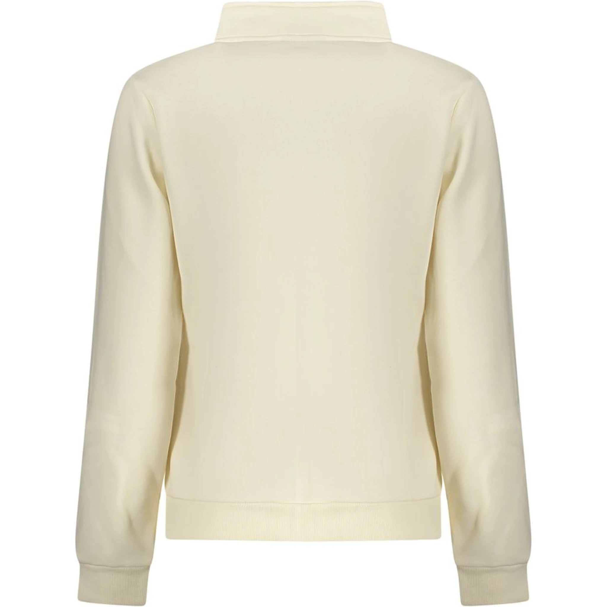 White Cotton Women Sweatshirt