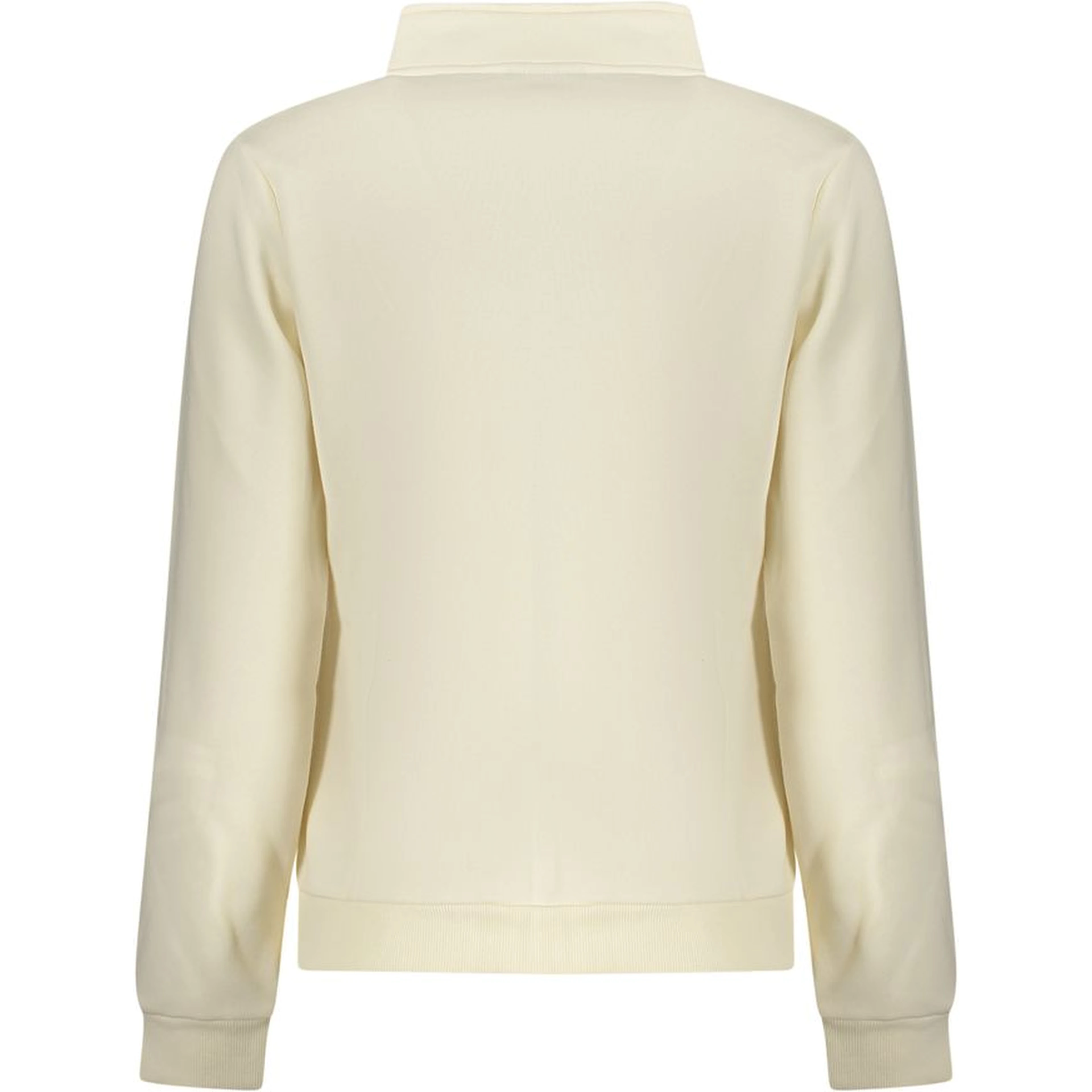 White Cotton Women Sweatshirt