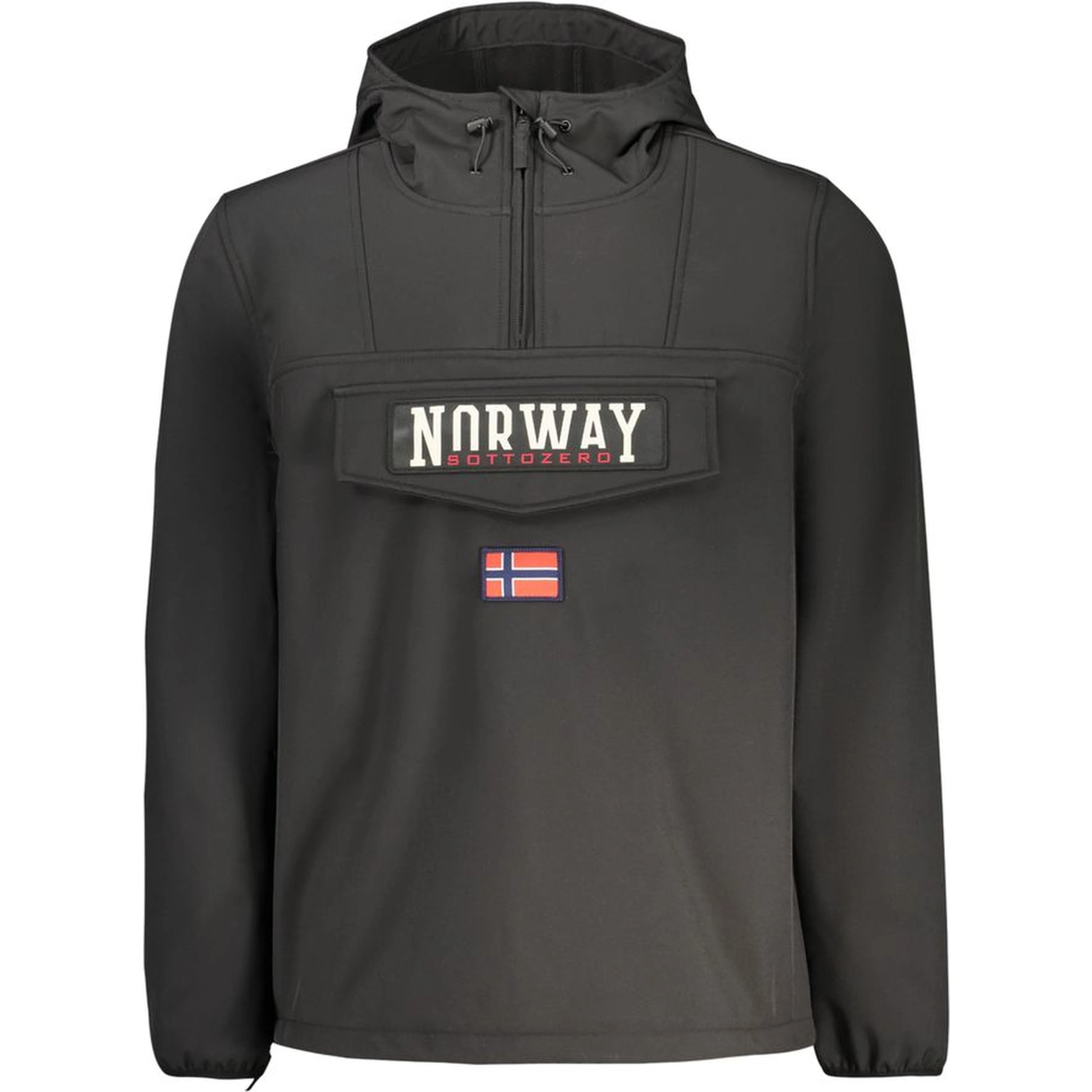 Black Polyester Men's Jacket