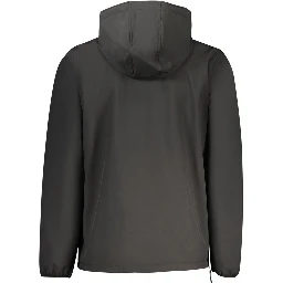 Black Polyester Men's Jacket