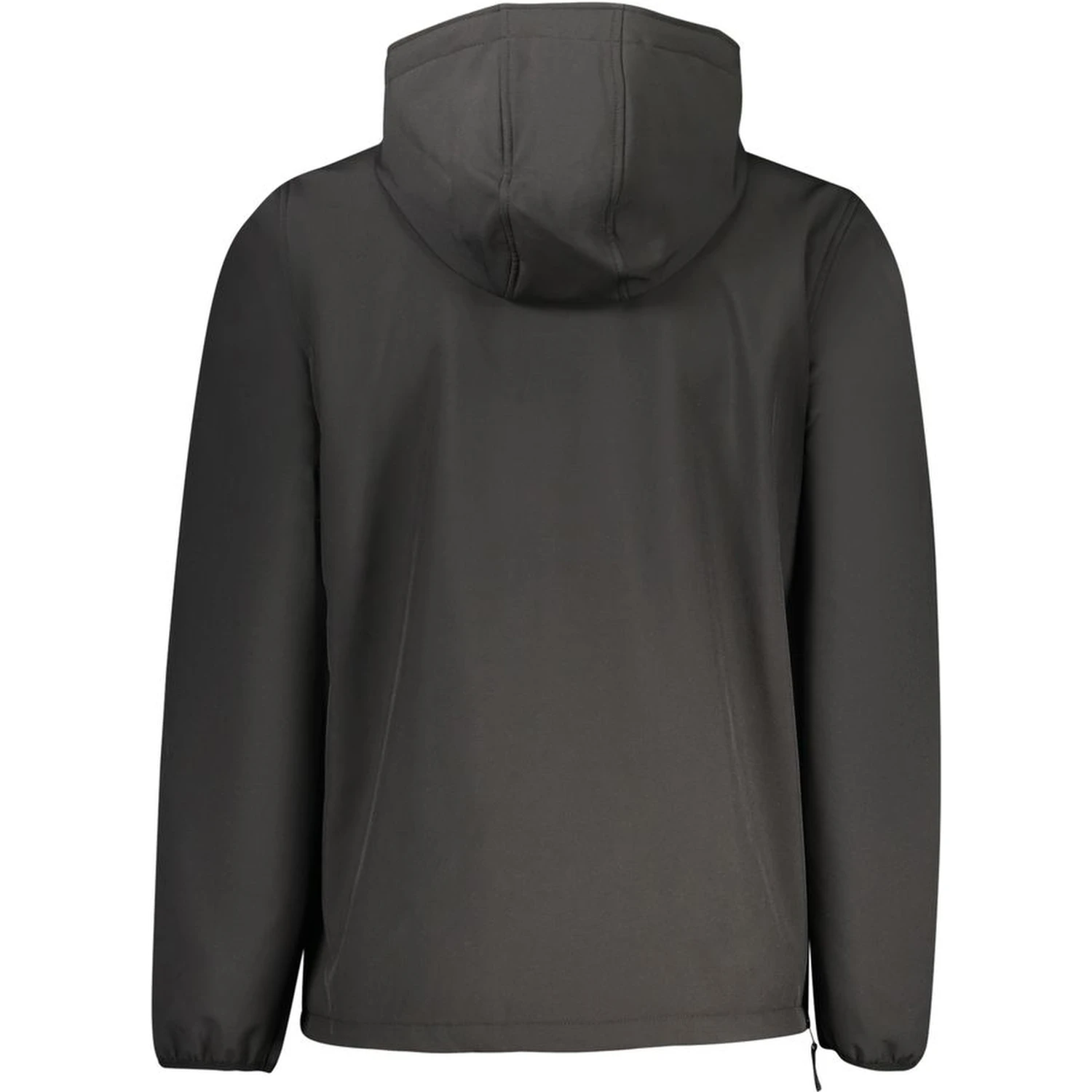 Black Polyester Men's Jacket
