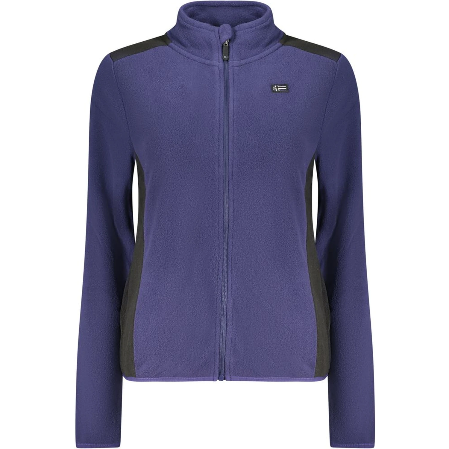 Blue Polyester Women Sweatshirt