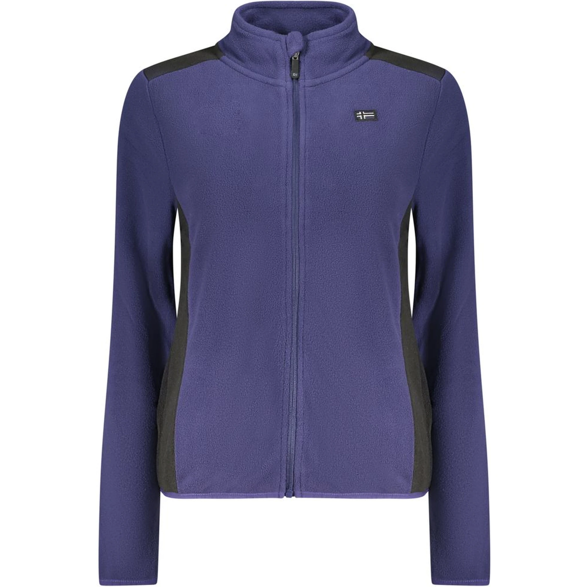Blue Polyester Women Sweatshirt