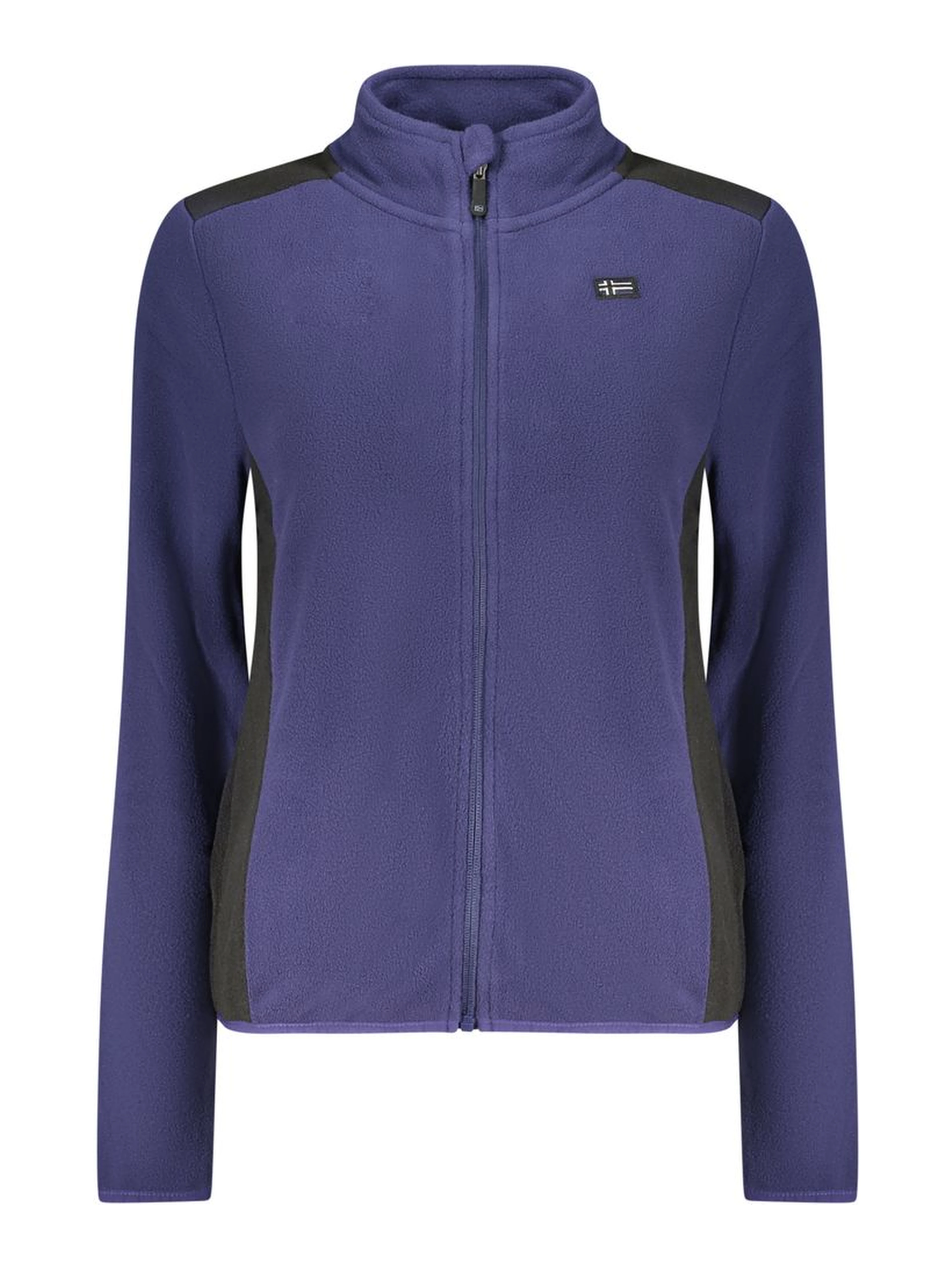 Blue Polyester Women Sweatshirt