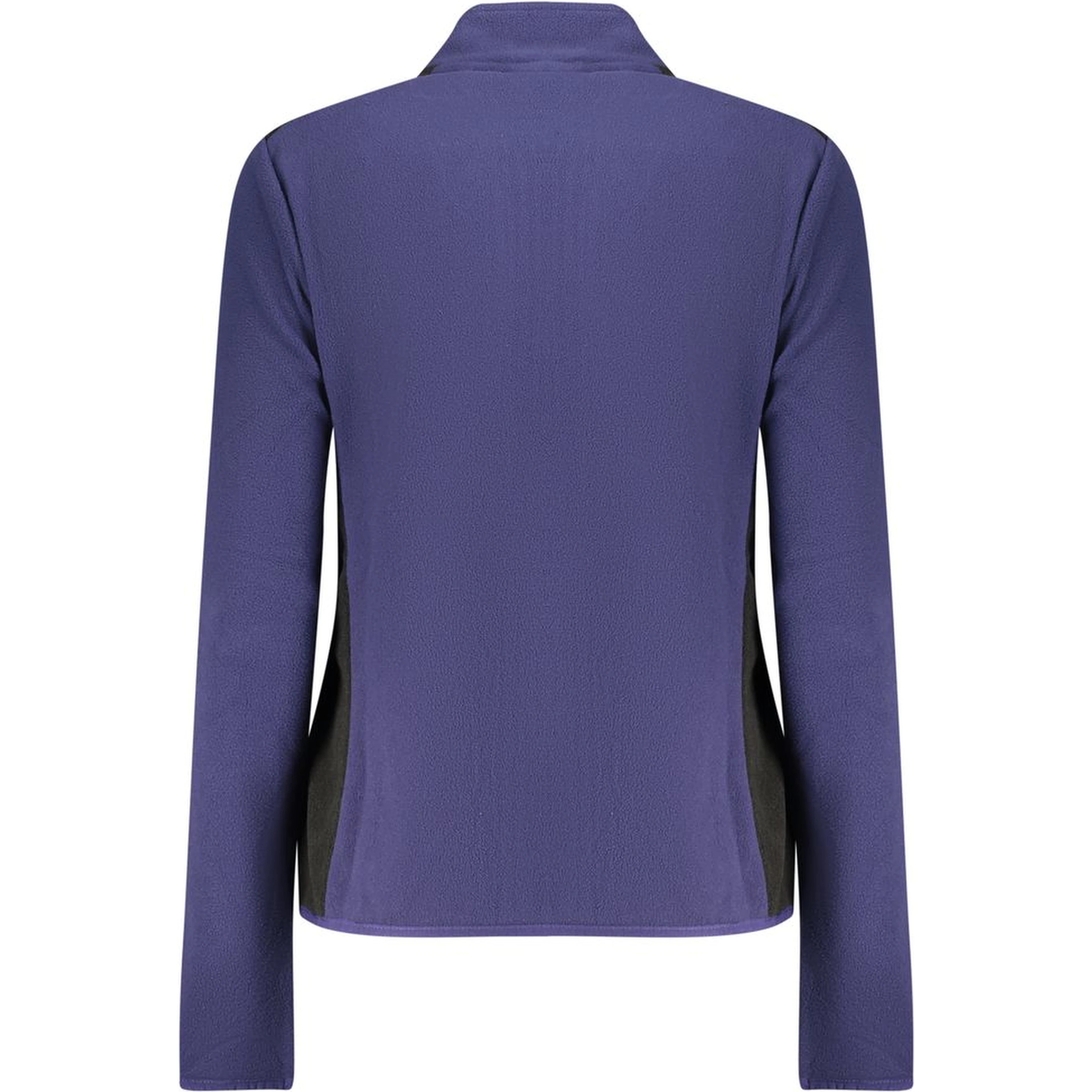Blue Polyester Women Sweatshirt