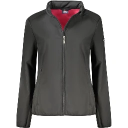 Black Polyester Women's Jacket