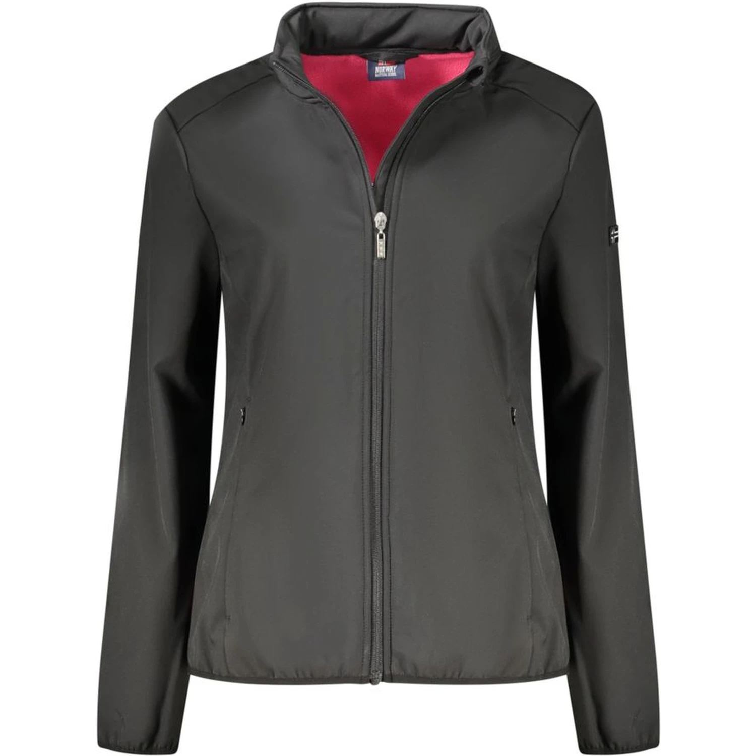 Black Polyester Women's Jacket