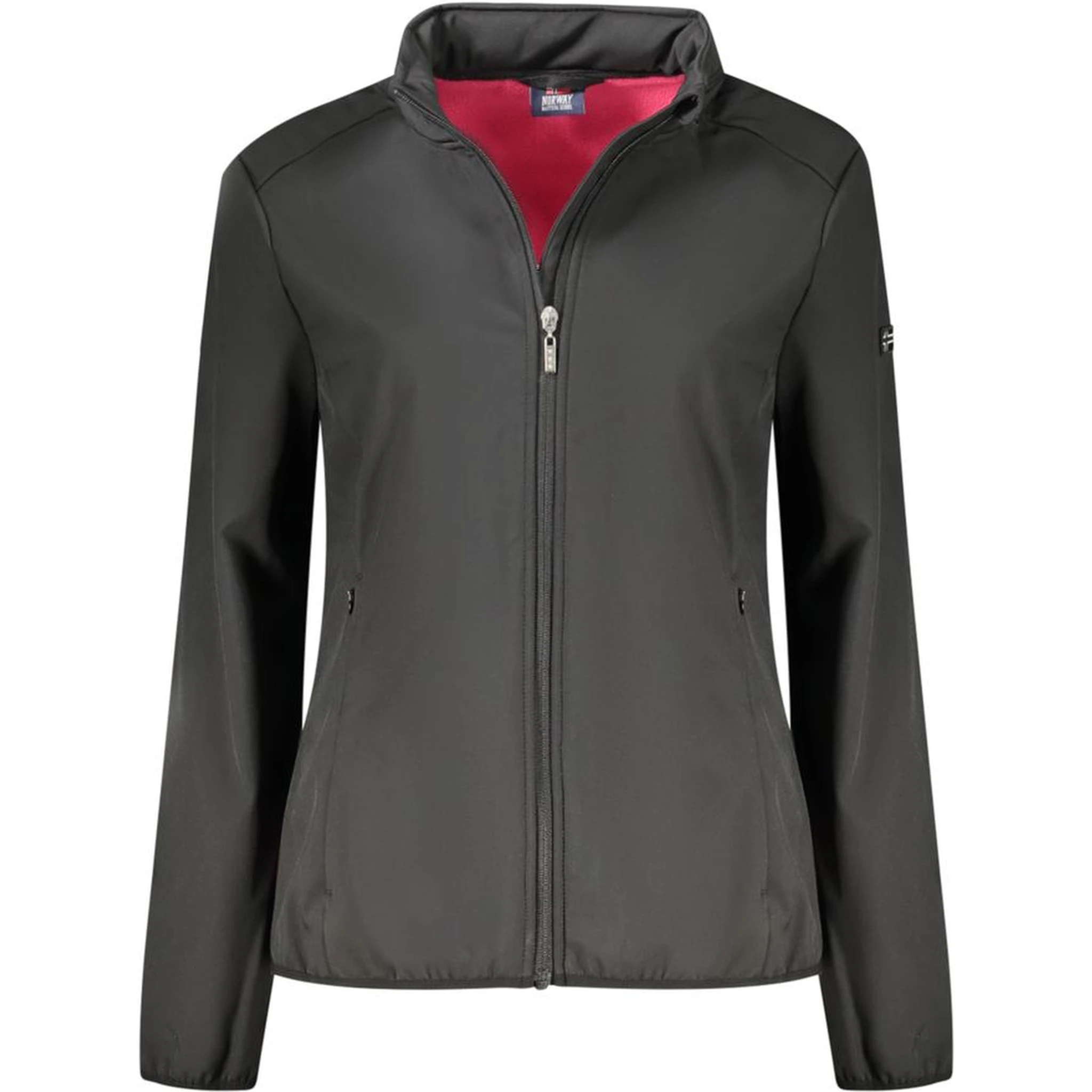 Black Polyester Women's Jacket