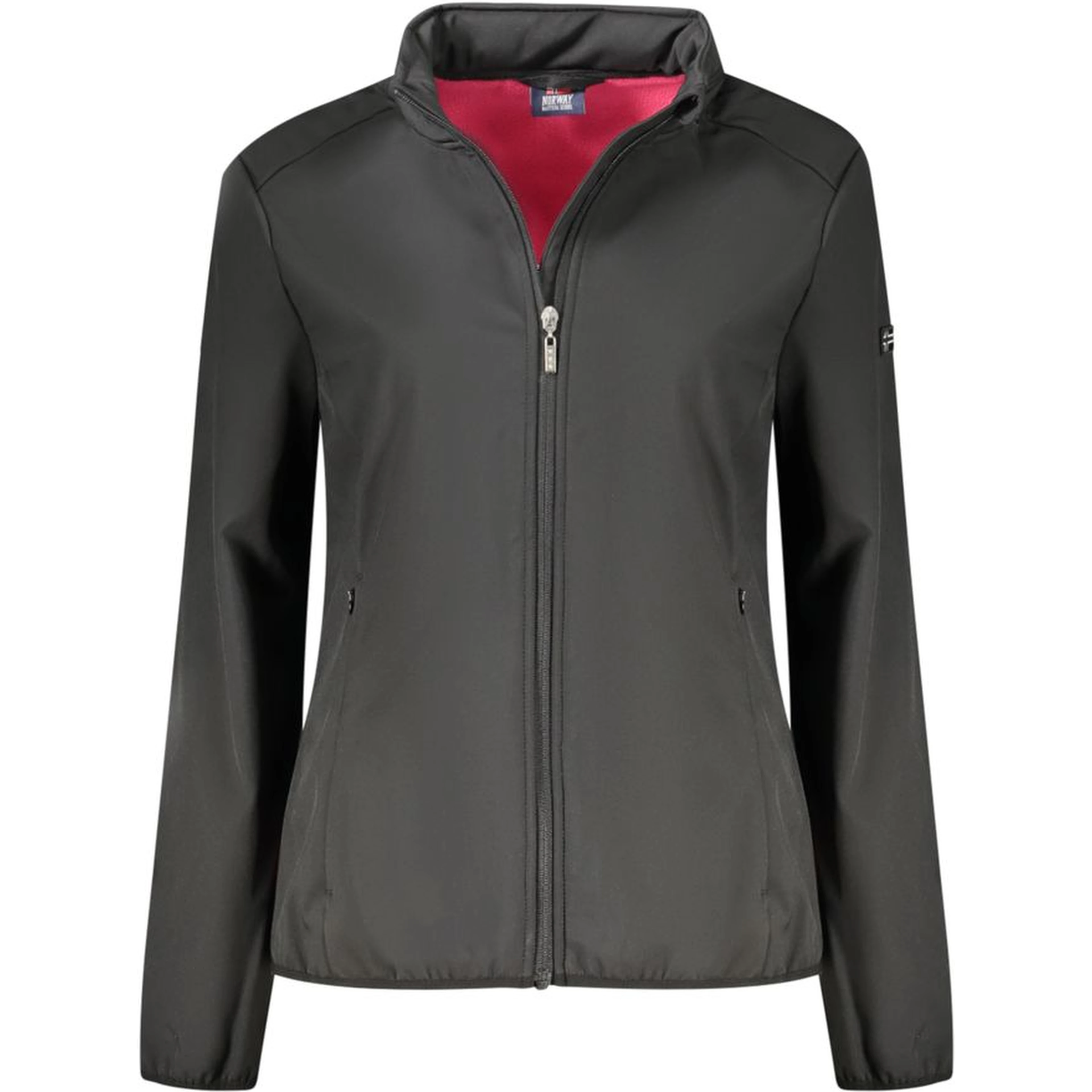 Black Polyester Women's Jacket