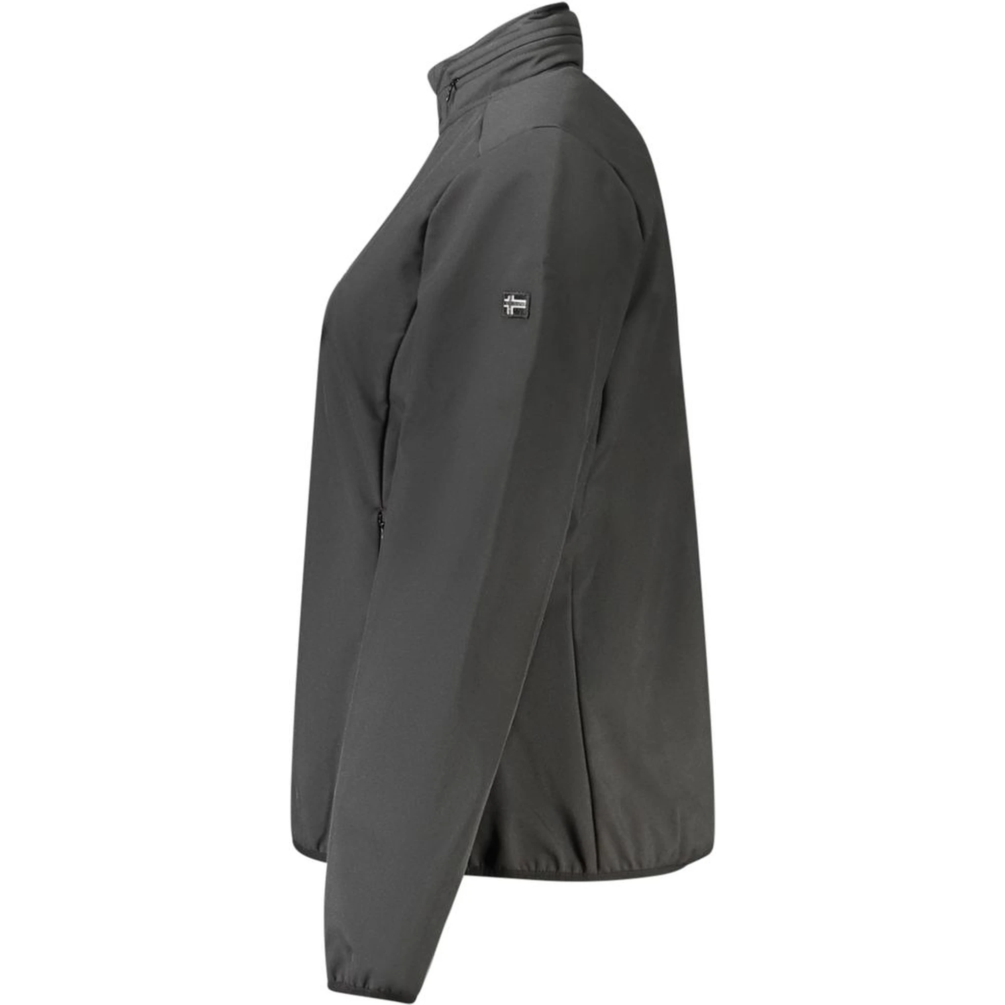 Black Polyester Women's Jacket