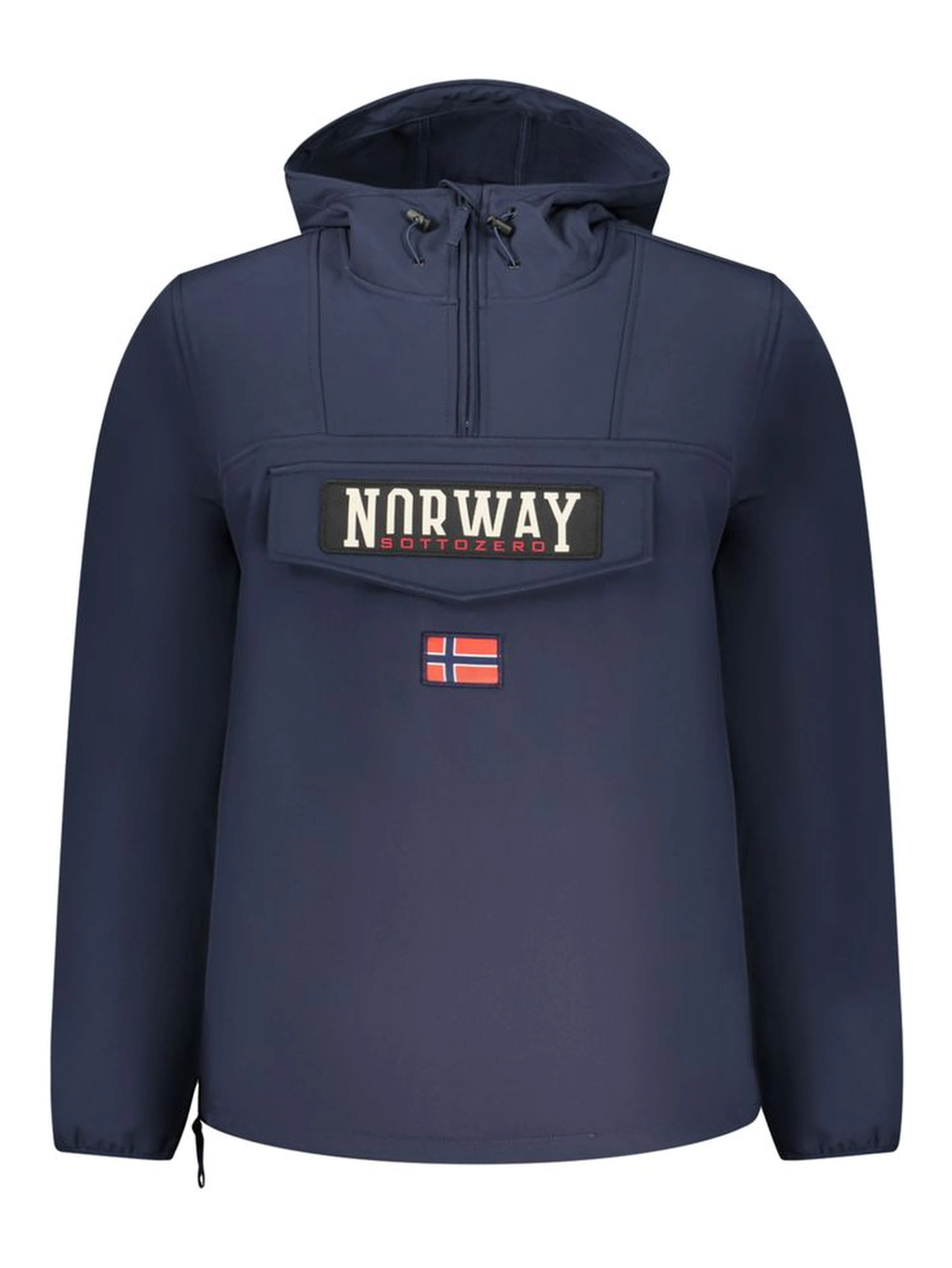 Blu Polyester Men's Jacket