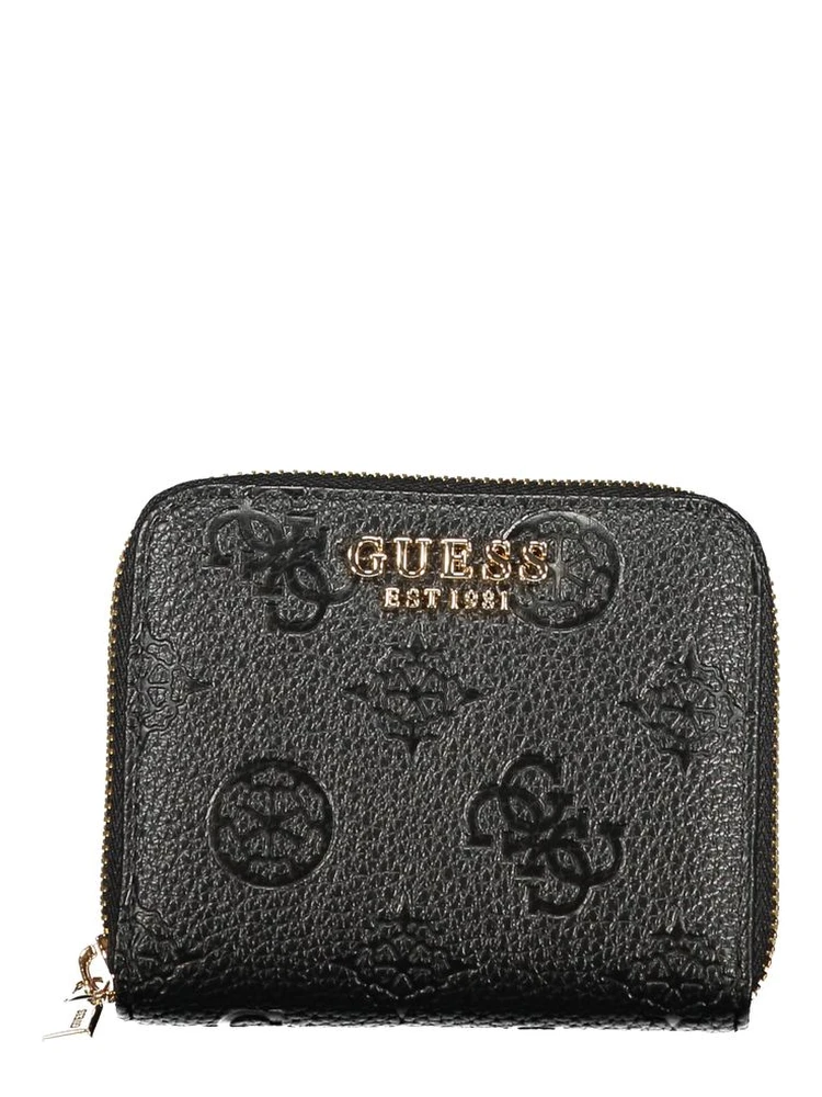 Nero Poliuretano Women Wallet