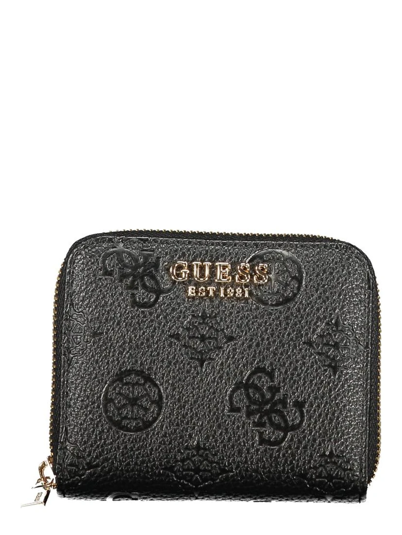 Nero Poliuretano Women Wallet