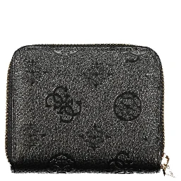 Nero Poliuretano Women Wallet