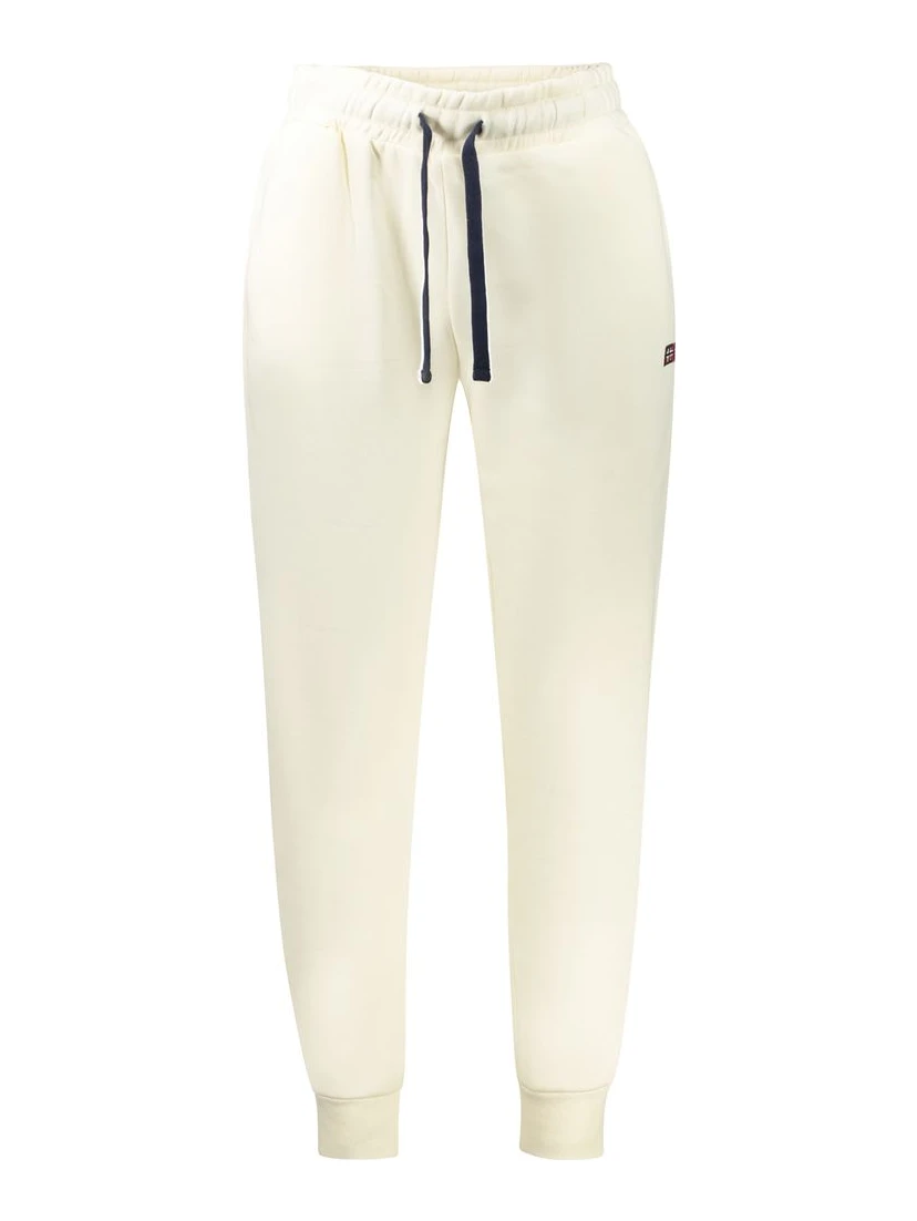 White Cotton Men's Sweatpant