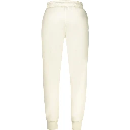 White Cotton Men's Sweatpant