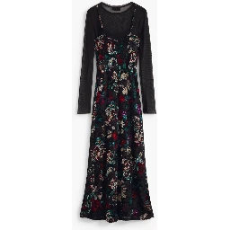 Black Polyester Dress