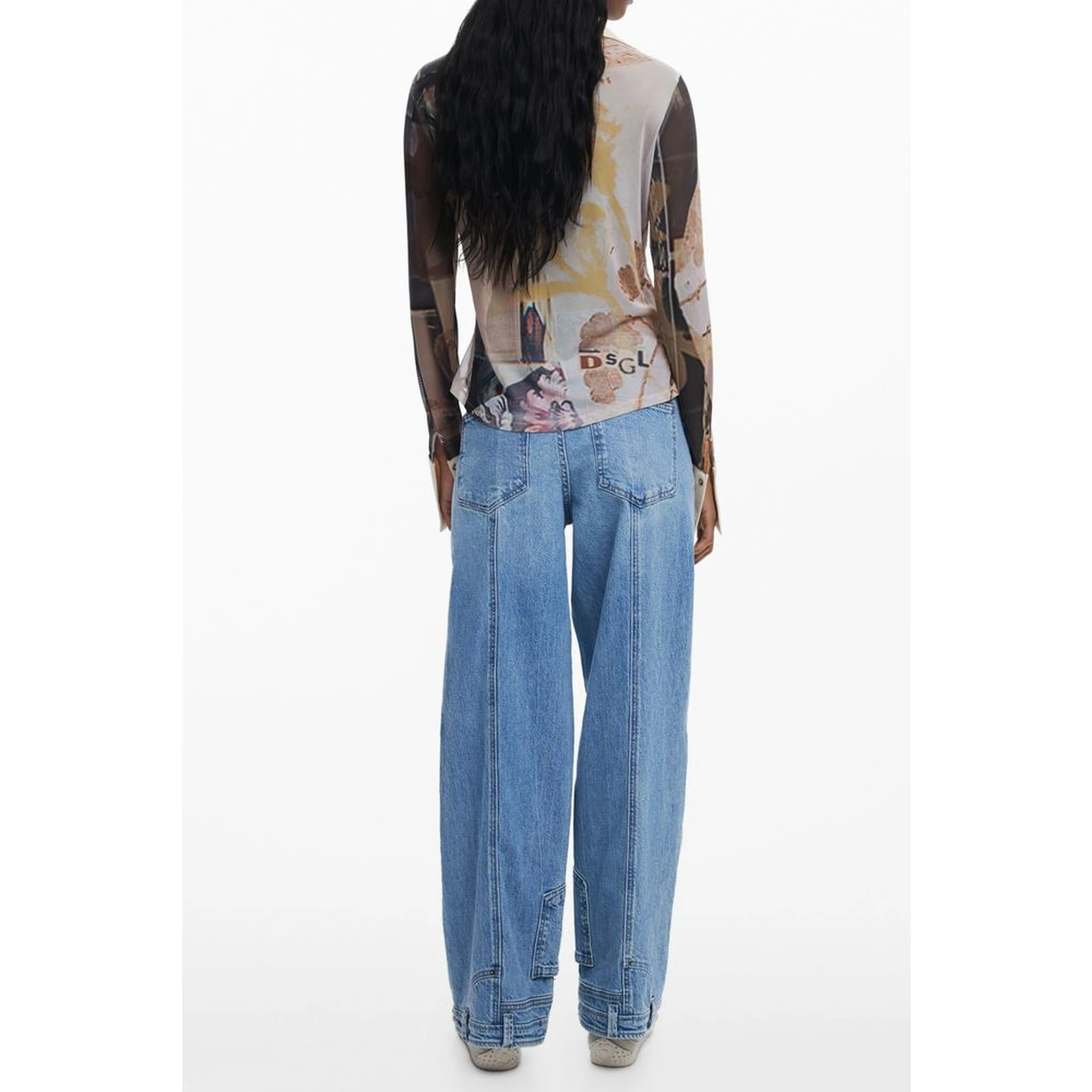 Beige Polyester Shirt