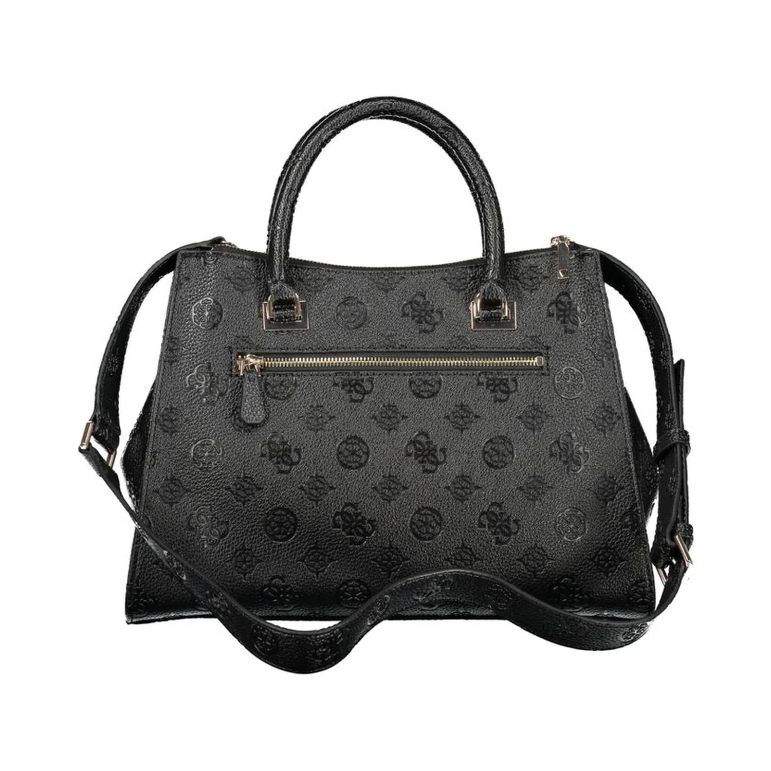 Black Polyurethane Women's Handbag