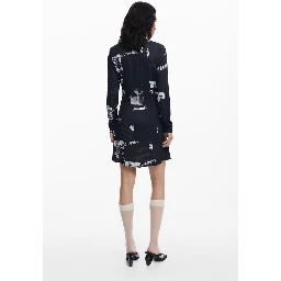 Black Elastane Dress