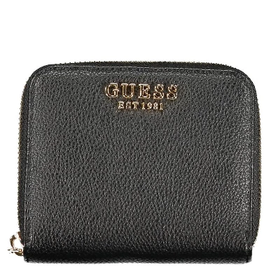 Black Polyurethane Women Wallet