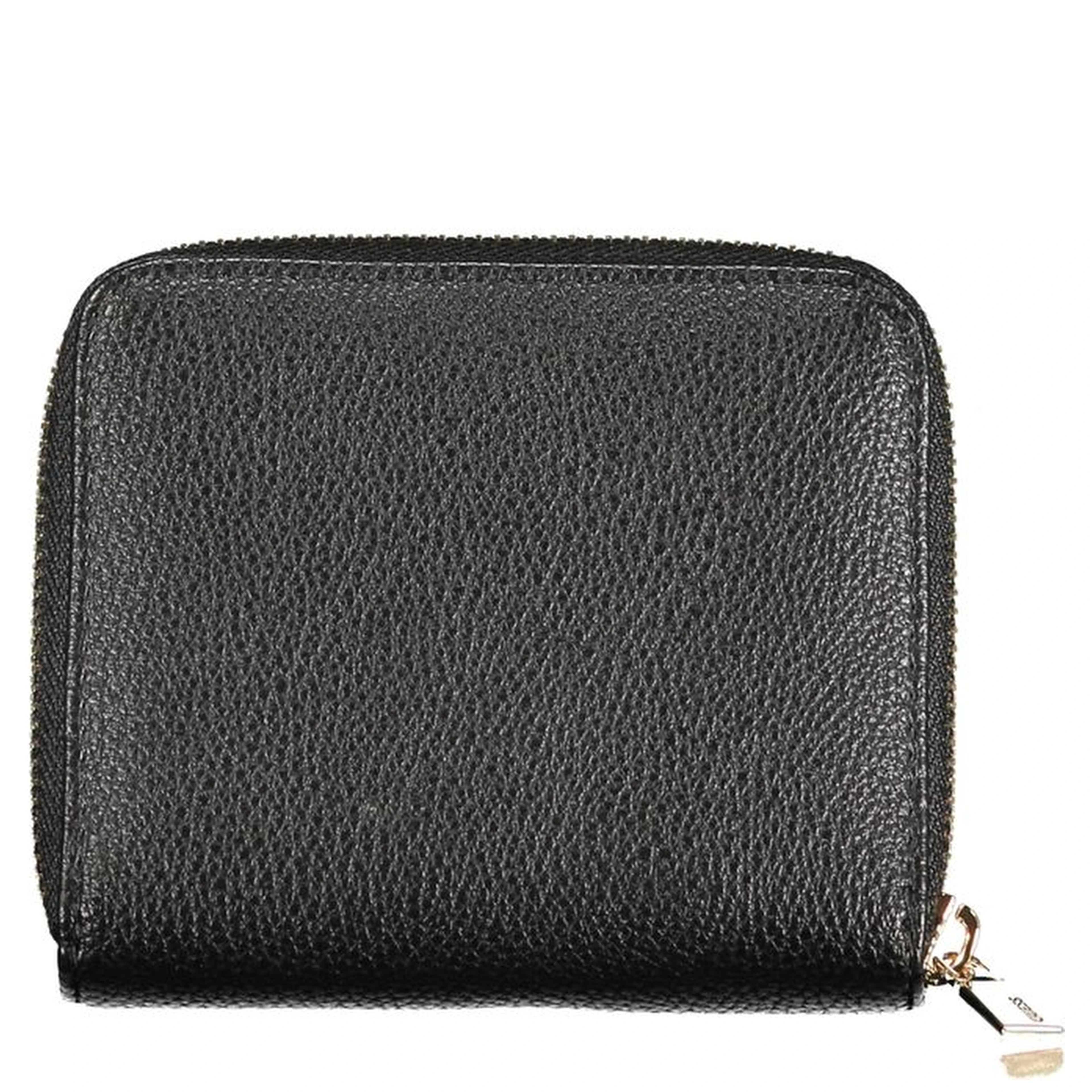 Black Polyurethane Women Wallet