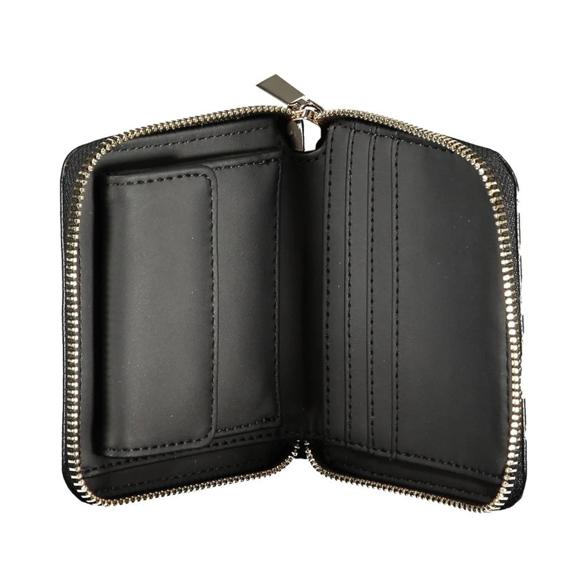 محفظة نسائية سوداء من البولي يوريثان