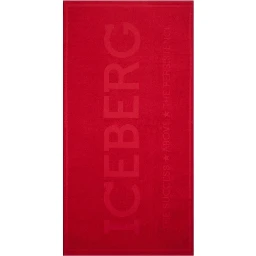 Red Cotton Men's Beach Towel