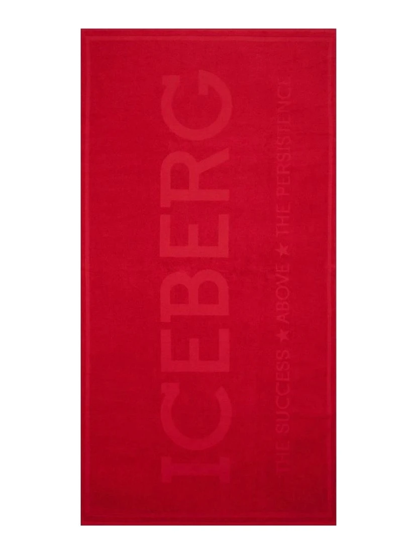 Red Cotton Men's Beach Towel