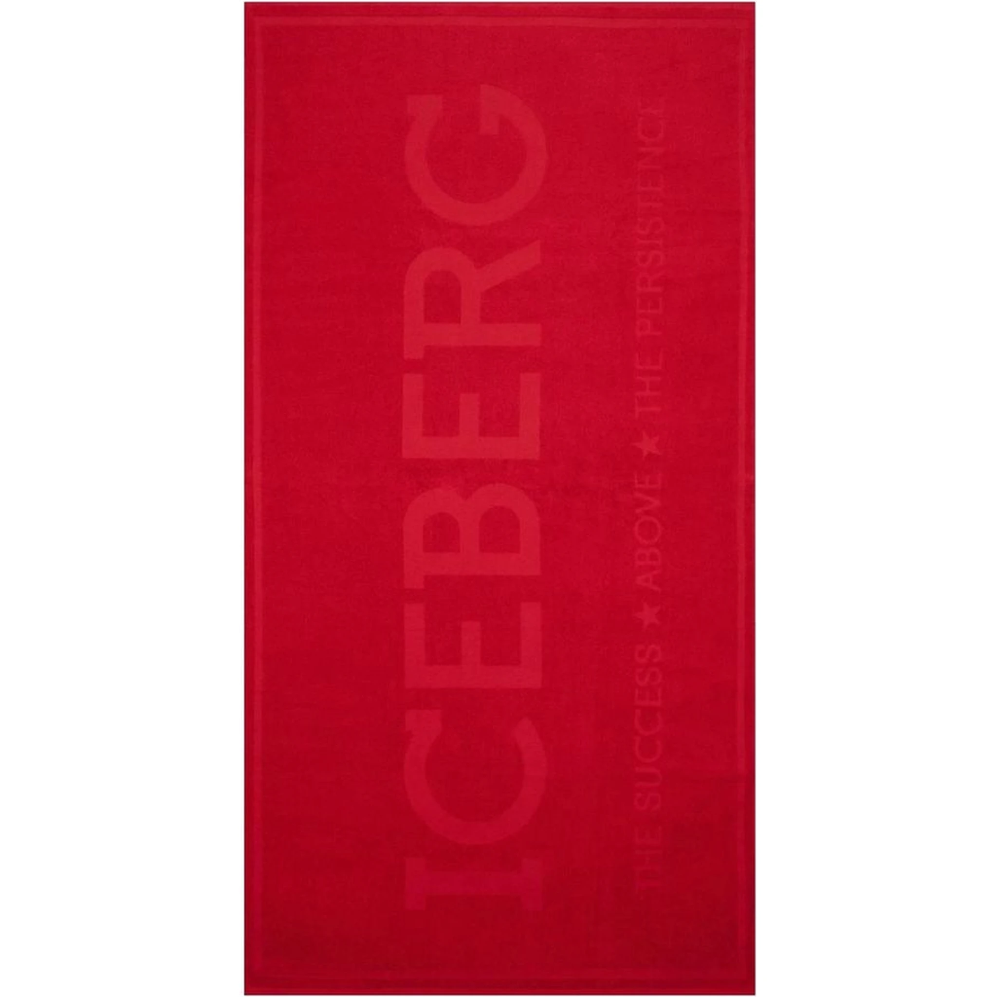 Red Cotton Men's Beach Towel