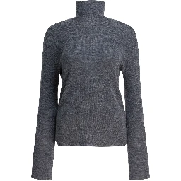 Wool turtleneck sweater