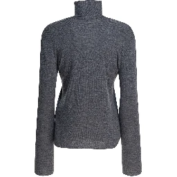 Wool turtleneck sweater