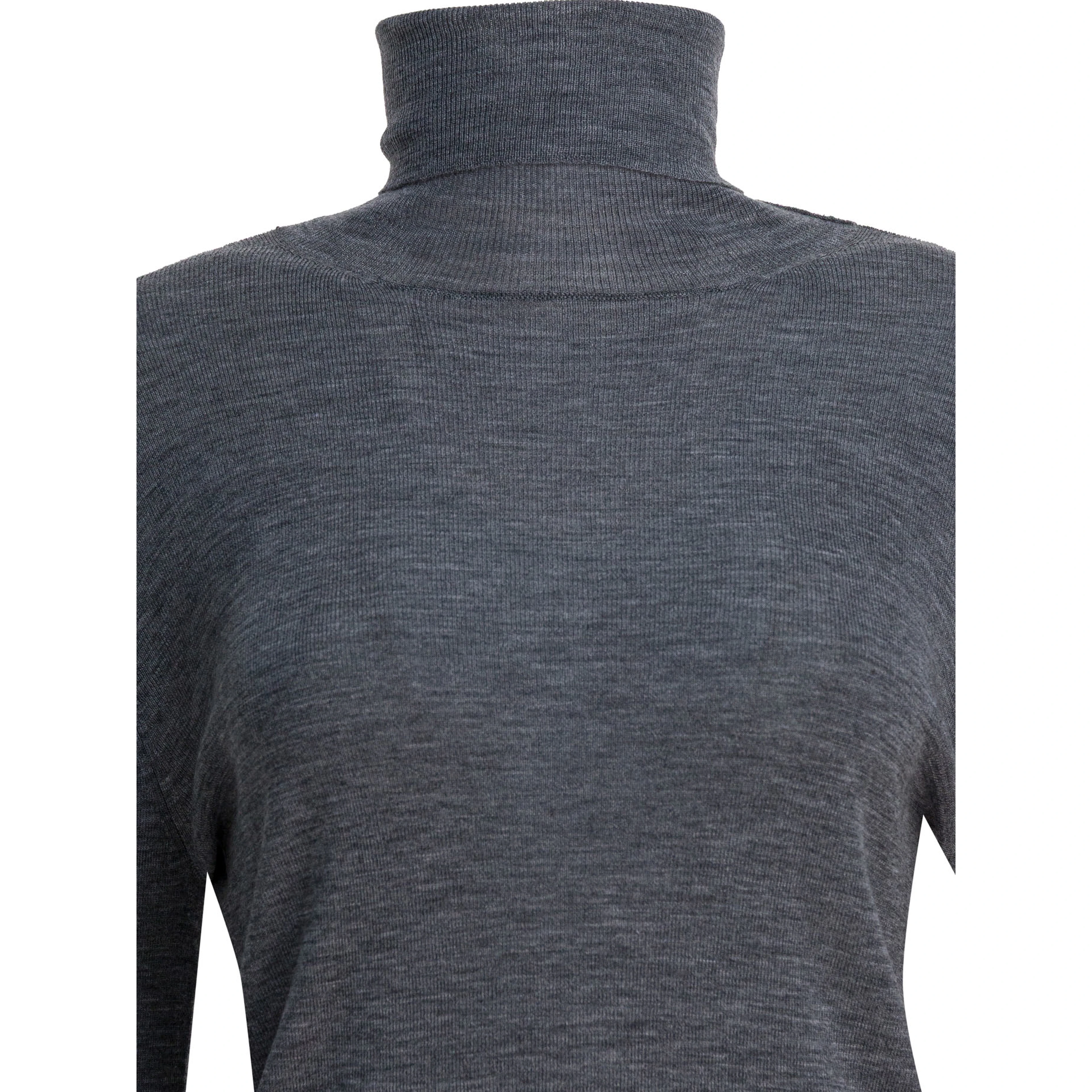Wool turtleneck sweater